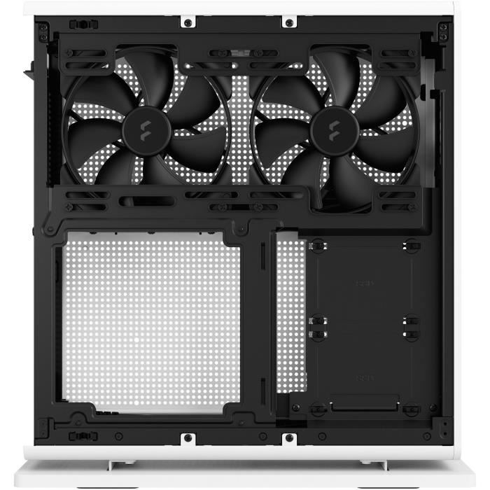 Boîtier Mini Tour - FRACTAL DESIGN - Ridge White mITX - PCIe 4.0 - Blanc
