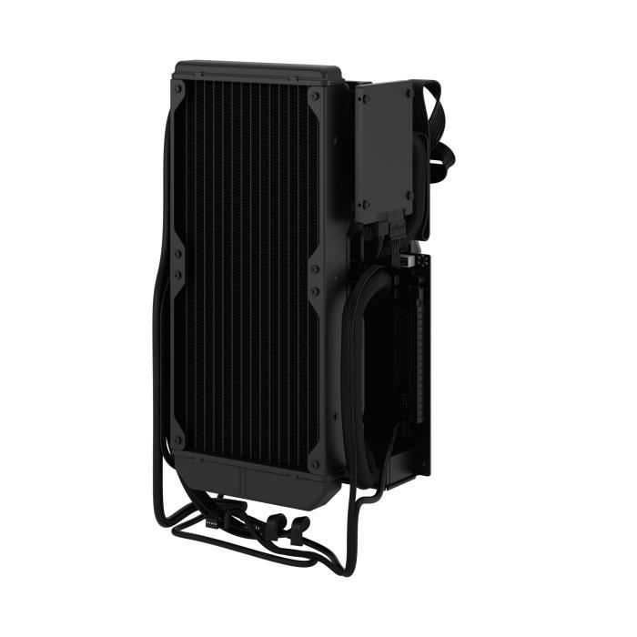Boîtier PC - FRACTAL DESIGN - Mood Light Gray - m-ITX - 1 ventilateur 180mm, USB3.1 Type C