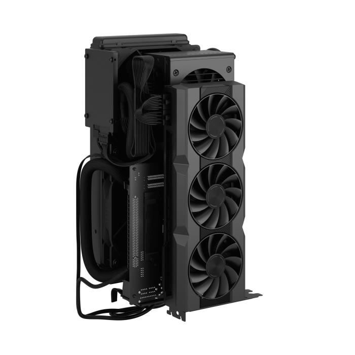 Boîtier PC - FRACTAL DESIGN - Mood Light Gray - m-ITX - 1 ventilateur 180mm, USB3.1 Type C