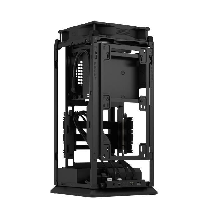 Boîtier PC - FRACTAL DESIGN - Mood Black - m-ITX - 1 ventilateur 180mm, USB3.1 Type C