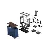 Boîtier PC - FRACTAL DESIGN - Era 2 Midnight Blue - m-ITX, 2 ventilateurs 120mm, USB3.1 Type C, Carte riser PCIe 4.0