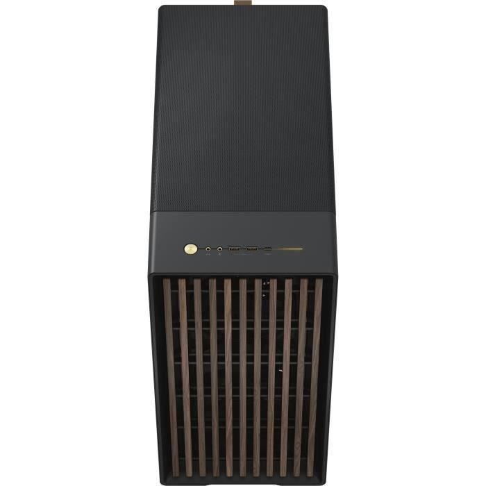 Boîtier PC - FRACTAL DESIGN - North XL Charcoal Black TG Dark - FD-C-NOR1X-02 - E-ATX - Design élégant en bois et en alliage
