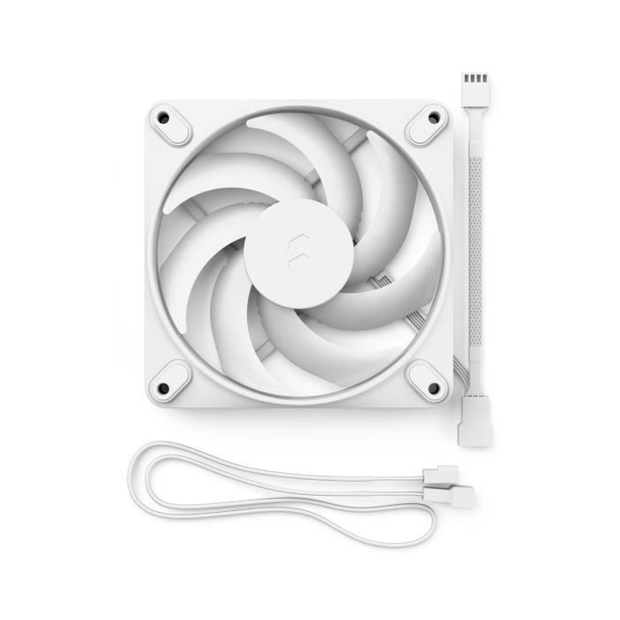 Ventilateur PC - FRACTAL DESIGN - Momentum 12 - FDB - Contrôle PWM - Pales balayées qui réduit le bruit - Blanc