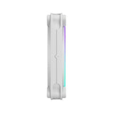 Ventilateur PC - FRACTAL DESIGN - Momentum 12 RGB - FDB - Anneau lumineux ARGB Gen 2 - Contrôle PWM -  Blanc