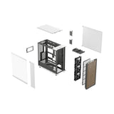 Boîtier PC - FRACTAL DESIGN - North XL RC Chalk White TG - Blanc - ATX - USB 3.1 Gen 2 Type-C - 2xUSB 3.0