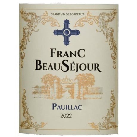 Franc Beauséjour 2022 Pauillac - Vin rouge de Bordeaux