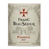 Franc Beauséjour 2023 Pomerol - Vin rouge de Bordeaux