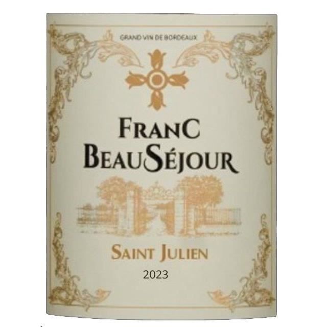 Franc Beauséjour 2023 St Julien - Vin rouge de Bordeaux
