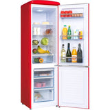 Réfrigérateur combiné - FRIGELUX - CB255RRA++ - 2 portes - 255 L - 55 x 57,5 x 181 cm - Rouge