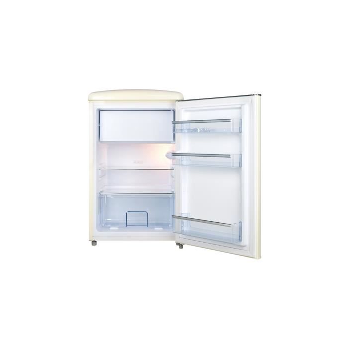 FRIGELUX R4TT108RCE - Réfrigérateur Table top 108L dont Freezer 13L - Creme