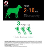 Frontline Combo chien - Anti-puces anti-tiques pour chien S - 2-10kg - 3 pipettes