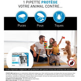 Frontline Spot On chien - Anti-puces anti-tiques pour chien M - 10-20kg - 3 pipettes