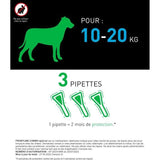 Frontline Combo chien - Anti-puces anti-tiques pour chien M - 10-20kg - 3 pipettes