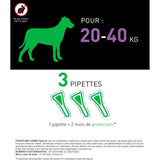 Frontline Combo chien - Anti-puces anti-tiques pour chien L - 20-40kg - 3 pipettes
