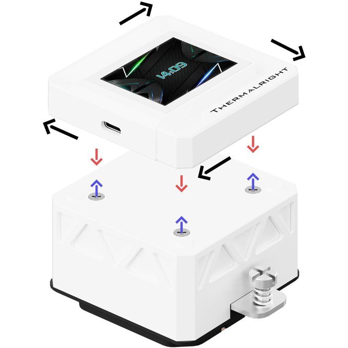 THERMALRIGHT - Frozen Warframe 240 SE ARGB - FROWAR24SEARGB-WH - Watercooling AIO - Ventilateurs 2x 120 mm ARGB - Blanc