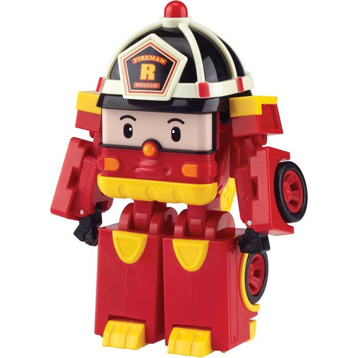 Robot transformable 2-en-1 - ROBOCAR POLI - Roy - 10 cm - Des 3 ans