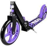 UNIVERSAL - Trottinette pliable ajustable 200mm avec bÈquille Mauve SKIDS CONTROL