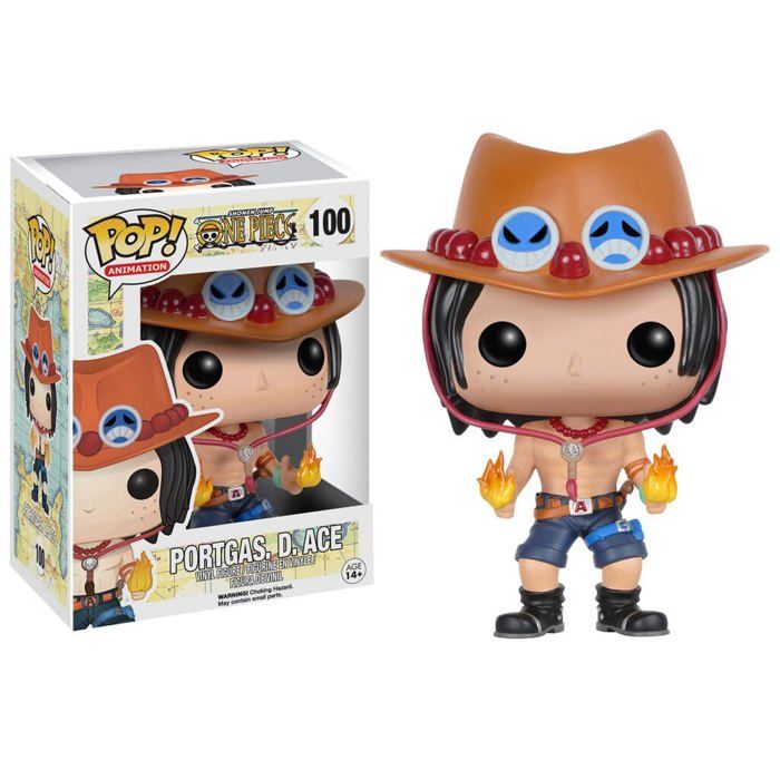 Figurine - FUNKO POP - Animation One Piece - Portgas D. Ace - 100