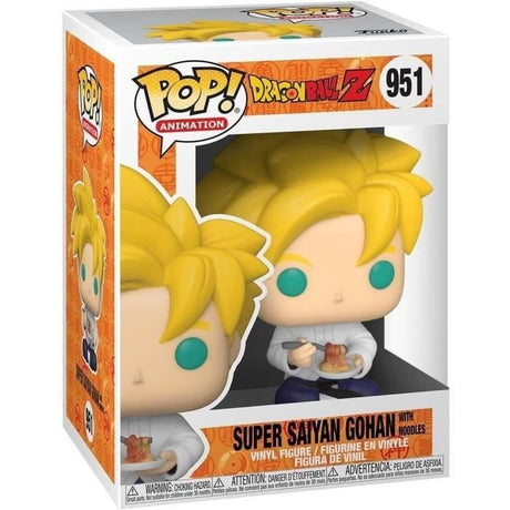 Figurine - FUNKO POP - Animation Dragon Ball Z - Super Saiyan Gohan avec Noodles - 951