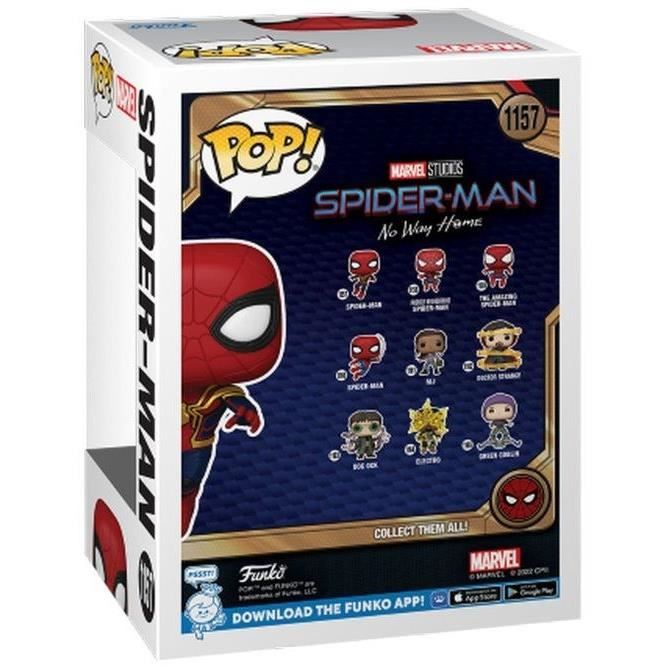 Figurine Funko Pop! Marvel Studios : Spider-Man No Way Home  Spider-Man  Tete oscillante 1157