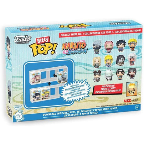 Figurine Funko Bitty POP! - Naruto Shippuden Team 7 - 4-Pack - Vinyle