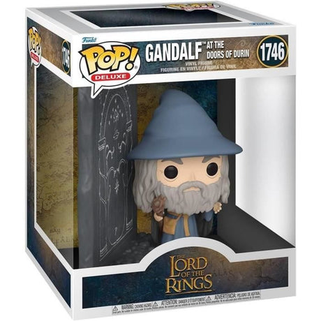 Figurine - Funko - Gandalf aux Portes de Durin - Deluxe - 9,5 cm - Glow in the Dark