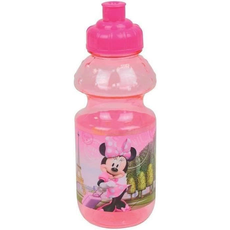 Lot Vaisselle Disney Minnie - FUN HOUSE - 006377 - Verre, Assiette Creuse, Assiette Plate, Gourde, Boîte Goűter et Couverts
