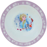 Lot Vaisselle Disney Reine des Neiges - FUN HOUSE - 006379 - Assiette Creuse, Assiette Plate, Mug, Gourde et Gobelet avec Paille