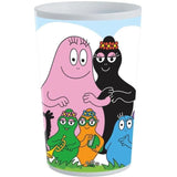 Lot vaisselle - FUN HOUSE - BARBAPAPA  - Verre, assiette Ø22 cm et Ø16 cm, couverts, gourde et boite goûter