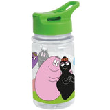 Lot vaisselle - FUN HOUSE - BARBAPAPA  - Verre, assiette Ø22 cm et Ø16 cm, couverts, gourde et boite goûter