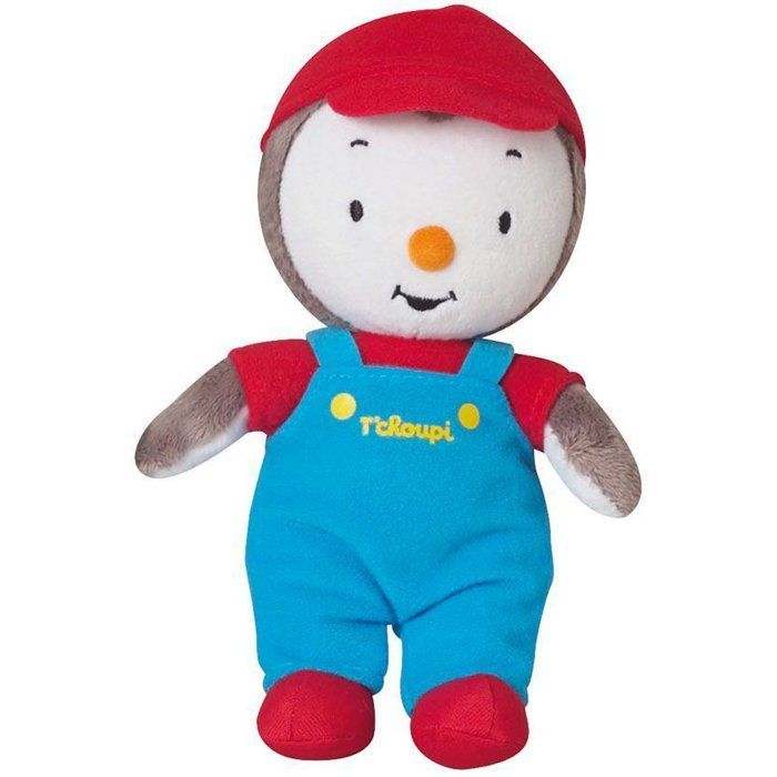 Lot vaisselle - FUN HOUSE - T'CHOUPI - 2 assiettes creuses Ř 16 cm, boîte a goűter, gourde paille et peluche 18 cm
