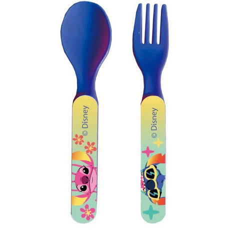 Lot vaisselle - FUN HOUSE - DISNEY LILO ET STITCH - 2 Verres, 2 Assiettes plates Ř22 cm, Assiette creuse Ř16cm, Couverts, Gourde