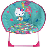 Siege lune pliant pour enfant - FUN HOUSE - HELLO KITTY - Dimensions H.47x L.54x P.45 cm - IntÈrieur