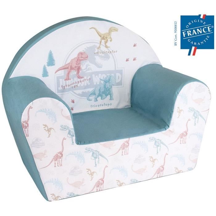 Fauteuil Club dinosaures - FUN HOUSE - Jurassic World - Pour enfant - l.52 x P.33 x H.42 cm