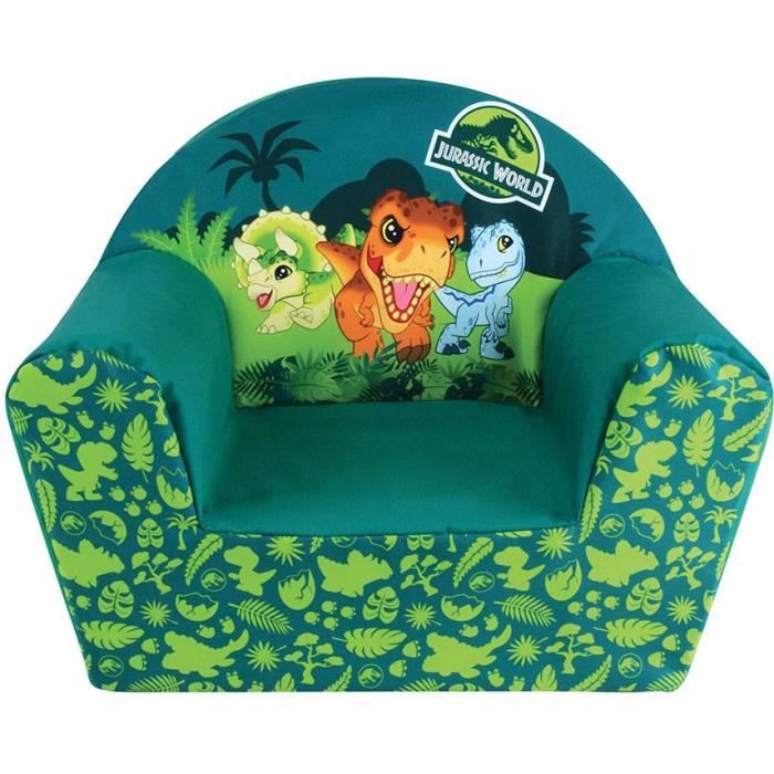 Fauteuil Club dinosaures - FUN HOUSE - Jurassic World - Pour enfant - l.52 x P.33 x H.42 cm
