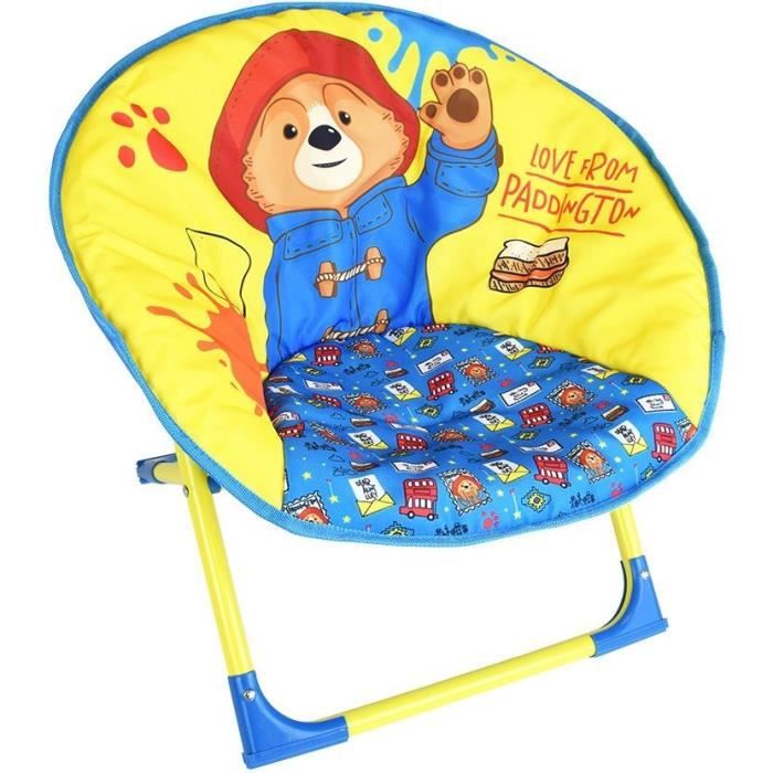 Siege lune pliable pour enfant - FUN HOUSE - PADDINGTON - 54 x 42 x 47 cm