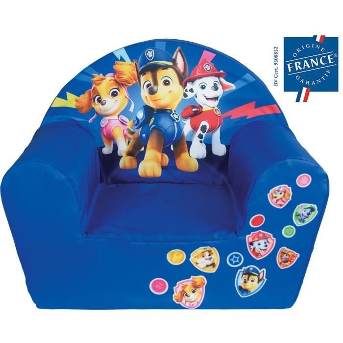 Fauteuil club enfant - PAT'PATROUILLE - FUN HOUSE - Origine France - 52 x 33 x 42 cm