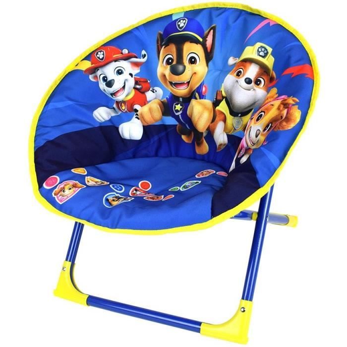 Siege lune pliable enfant - PAT'PATROUILLE - FUN HOUSE - 54 x 42 x 47 cm