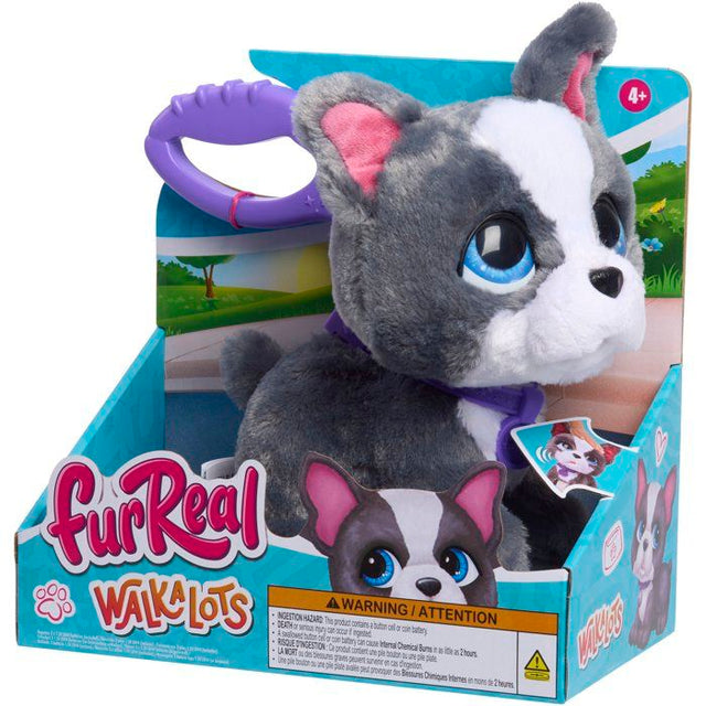 Peluche interactive Bouledogue Français, 23 cm, FURREAL FRIENDS, des 4 ans