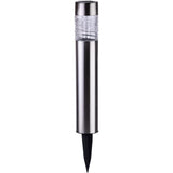 Borne solaire inox - GALIX - 0,13W - 10 Lumens - 8h d'éclairage - 1 LED blanche