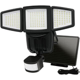 Projecteur Solaire 3 Tetes GALIX G4442 - 1500 Lumens - 182 LED SMD - Mode AUTO ou Marche Forcée