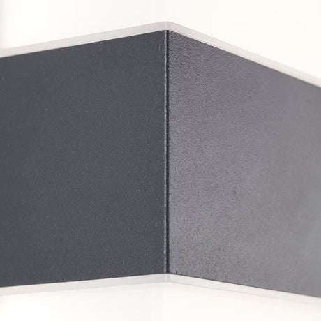 Applique murale extérieure - BRILLIANT - ARCHIE - Métal et plastique - Anthracite - LED intégrée -7 W IP44