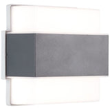 Applique murale extérieure - BRILLIANT - ARCHIE - Métal et plastique - Anthracite - LED intégrée -7 W IP44