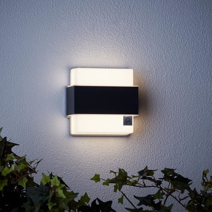 Applique murale extérieure - BRILLIANT - ARCHIE - Métal et plastique - Anthracite - LED intégrée -7 W IP44