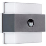Applique murale extérieure - BRILLIANT - ARCHIE - + détecteur - Métal et plastique - Anthracite - LED intégrée - 7,5 W IP44