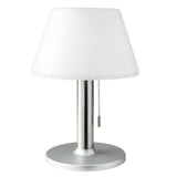 Lampe de table solaire G2 tres éclairante - GALIX - 100 Lumens - Plastique et tube en inox