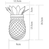 Lampe solaire Ananas - GALIX - Métal/Verre - 5 LED - 8h d'éclairage