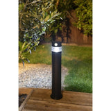 Borne solaire - GALIX - G4585C - Forte clarte - Inox avec détecteur - H50 cm - 150 Lumens