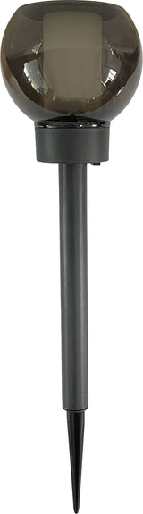 Lanterne solaire - GALIX - G2625 - Effet flamme naturelle - 12 LED SMD - Ambrée - Ø 10,5 cm - H 41 cm - 4 Lumens