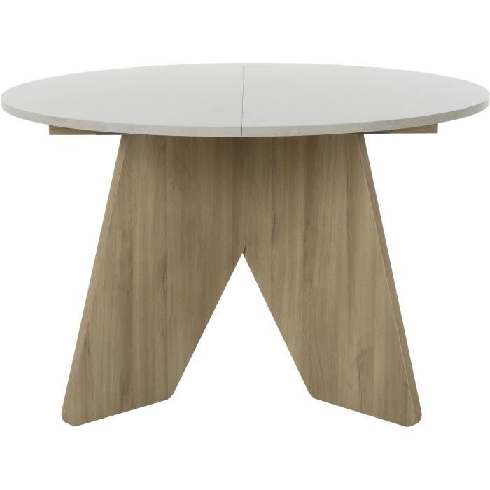 Table a manger - GALEO - Ronde - 4/6 places - 120/160 x 120 x 74 cm - DIAGONE